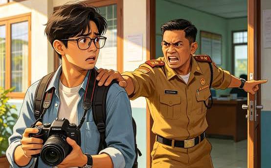 Wartawan Di Usir Saat Peliputan