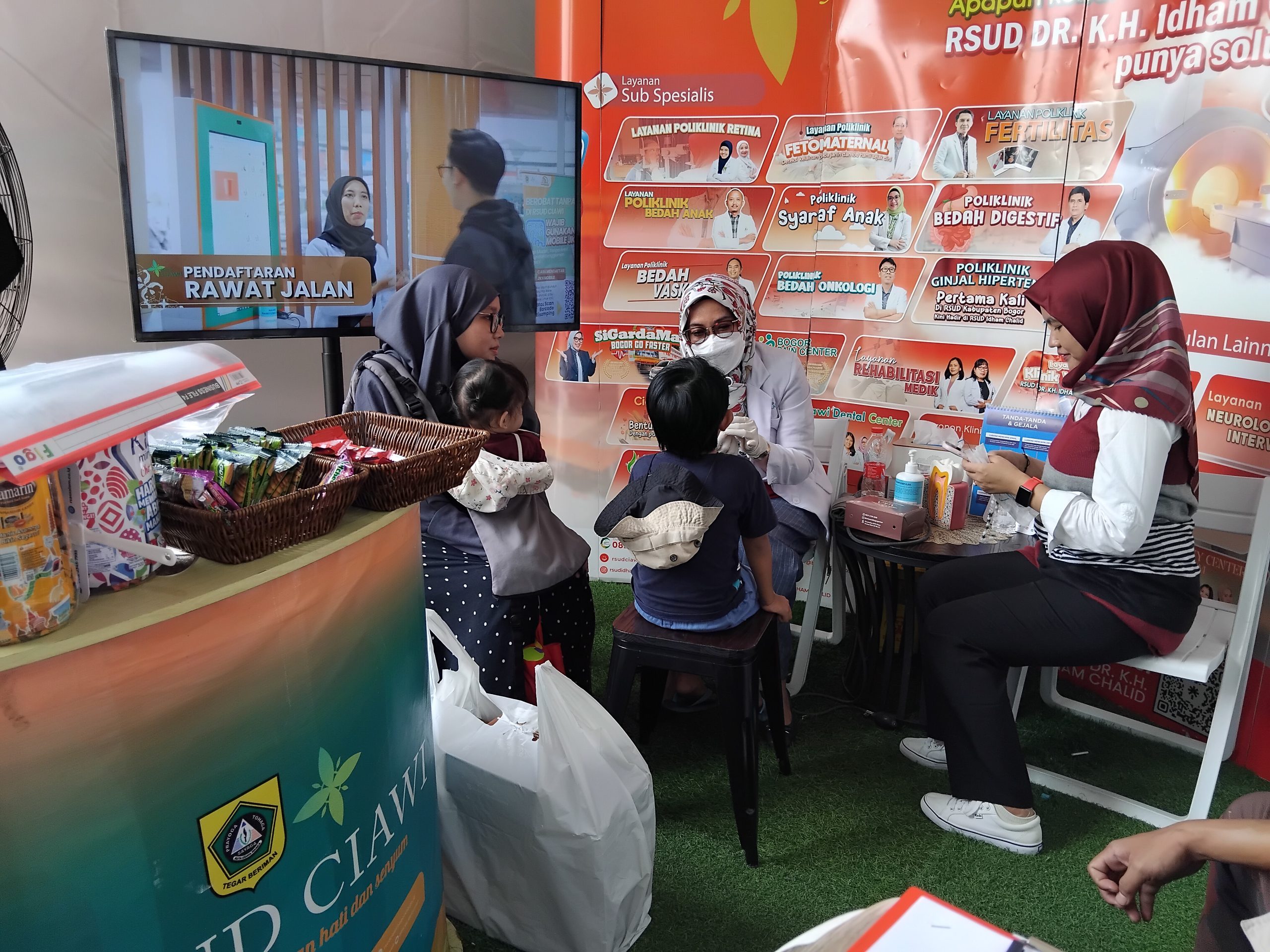 RS. DR.K.H. Idham Chalid Ciawi Suport Bogor Fest “Layanan Kesehatan Gratis Hadirkan Dokter Spesialis
