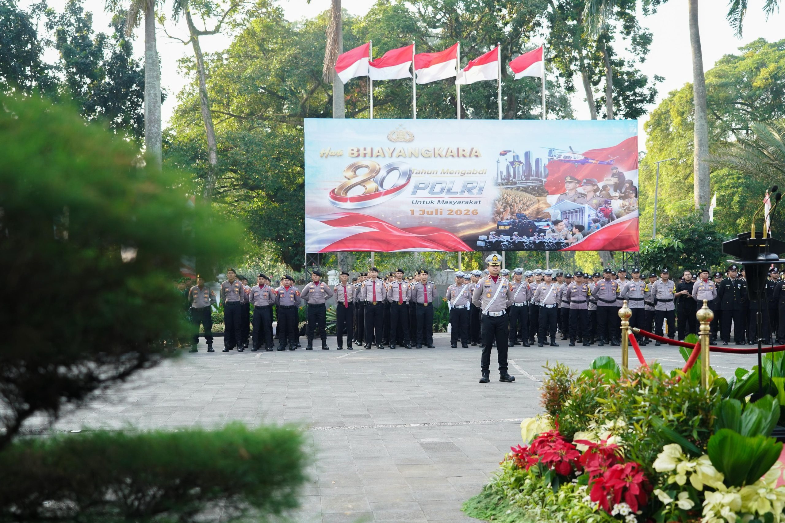 Polri Hadiri Hari Bhayangkara ke-80, Adityawarman Apresiasi Kinerja