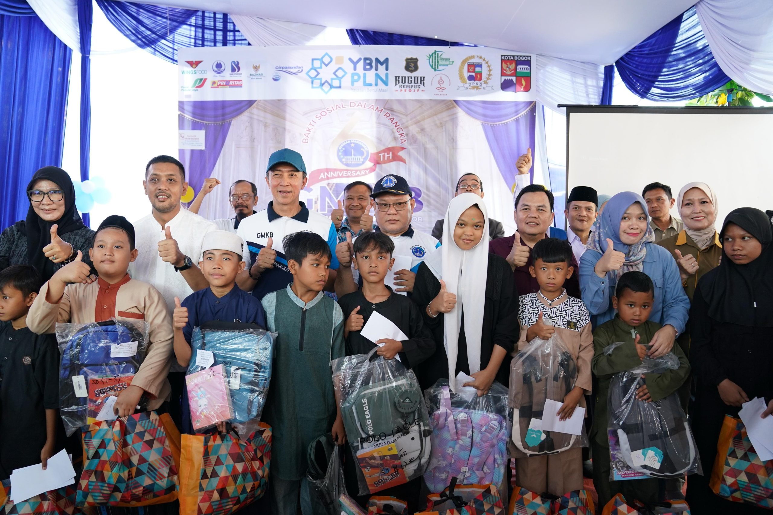 Ketua DPRD Kota Bogor Apresiasi Konsistensi GMKB Tebar Kebaikan di HUT ke-6